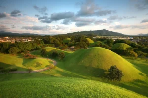 Panoramic view of Cheonmachong Tomb