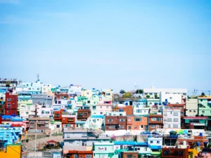 Gamcheon Culture Village meeting the sky