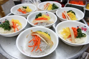 Bibim dangmyeon at Busan Gukje Market