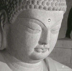 The face of the Seokguram Buddha