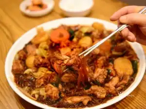 Andong jjimdak at Andong Jjimdak Street