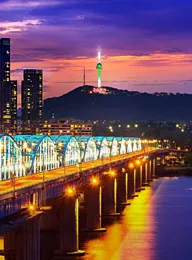 N Seoul Tower Night View