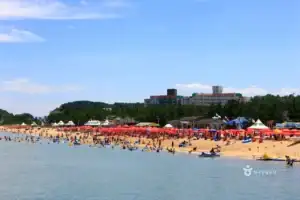 Sokcho Beach umbrella