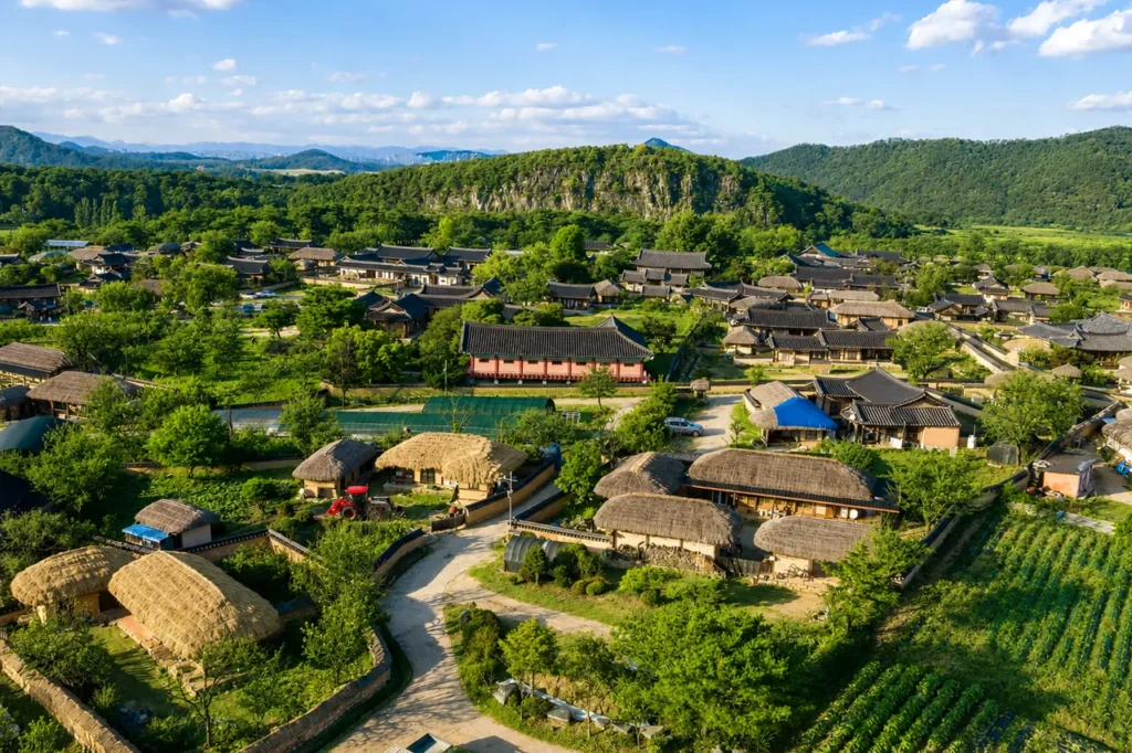 Hahoe Folk Village Panorama