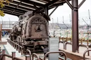 Steam Locomotive at Jangdan Station on the Gyeongui Line