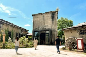 The entrance of Joyang-Bangjik cafe