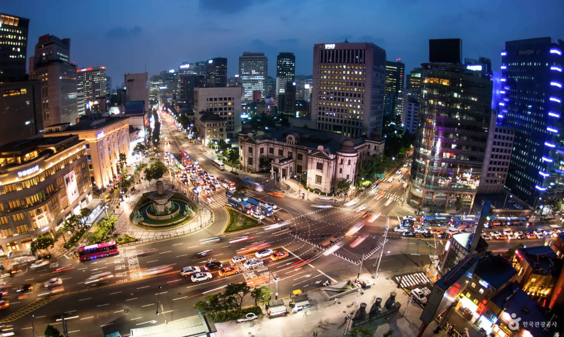 Myeongdong Street Night View