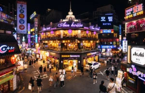 hongdae street night view